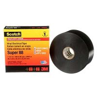 3M 7100079942 (80611615081) Scotch Super 88 Изоляционная лента, черная, высшего класса, 19мм х 20м х0,22мм